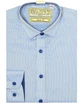 Дитяча сорочка для хлопчика Княжич 128-134/31 см Блакитний Corse 22 slim - зображення 1