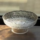 Фруктовница на ножке Ice Textured 20 см с ледяной текстурой стекла Yiwu HP-34-89 (A-051296) - изображение 5
