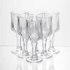 Набор рюмок на ножке Vintage Crystal для крепких напитков 6 штук 50 мл рюмки для водки рюмка посуда для ликеров настоек стекло ресторана коньячная для сервировки для кафе - изображение 2