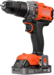 Дриль-шуруповерт Black+Decker POWERCONNECT з 2 акумуляторами 2 Аг (BCD383D2TA) - зображення 1
