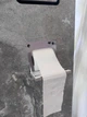 Вбудований тримач для туалетного паперу VinBoxMini White 14×15,5 см, тримач для туалетного паперу прихованого монтажу - зображення 5
