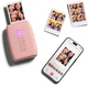 Стартовый набор Портативный фотопринтер Fujifilm Instax Mini Link 3 Rose Pink / чехол прозрачный / ремешок / 40 фото - изображение 8