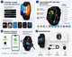 Смартгодинник Y13 Pro Max з Bluetooth-дзвінками, пульсометром, SpO₂ та моніторингом сну, чорний - изображение 5