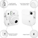 Чохол для Fujifilm Instax Mini 13 Case Clay White білий, чохол сумісний з камерами Mini 13/12/11/9 (без фотоапарата) модель 2026 - зображення 4