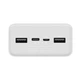 УМБ Павербанк, внешний аккумулятор Xiaomi Redmi Power Bank 30000mAh 2xUSB QC3.0 18W White (PB3018ZM) - изображение 4