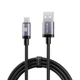Кабель BAVIN U-CB364-C FAST CHARGING 18W USB-A/Type-C 1M Black - изображение 1