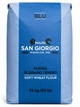 Борошно пшеничне Mulini San Giorgio BLU Farina di Grano Tenero 25 кг професійне італійське з м'якої пшениці для піци хліба фокачі чіабати булочок дріжджового тіста випічки пекарні піцерії HoReCa - зображення 1