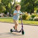 Дитячий двоколісний самокат QKids Bro Purple з регульованим кермом 360°, підшипниками ABEC-7 та навантаженням до 40 кг - зображення 2