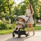 Прогулянковий візок Carrello Magia 2.0 CRL-5655 (автоматичне складання, ручна поклажа, колеса ER, рюкзак, до 22 кг) Laguna Beige - зображення 5