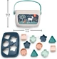 Дитячий сортер для малюків Fisher-Price Baby’s First Blocks Navy Fawn відерце з 10 кольоровими кубиками від 6 місяців (SKU-346) - зображення 4