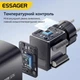 Зарядний пристрій Essager GaN 65W для телефону, планшета, ноутбука, 2 x USB-C+USB-A (ES-X57), чорний - зображення 6
