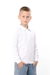 Дитячий однотонний джемпер для хлопчика NoBrand 128 Білий (p-20887-251609) - изображение 1