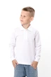 Дитячий однотонний джемпер для хлопчика NoBrand 110 Білий (p-20887-251604) - изображение 2