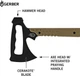 Сокира Gerber Downrange Tomahawk 30-000715 975г (1014860) - изображение 5