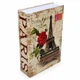 Мини-сейф HomeSafe BookSafe PARIS 18×11,5×5,5 см, книга-сейф с ключом для денег и ценных вещей - изображение 3