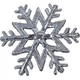 Брошка Сніжинка SETA Decor 25-686SL - зображення 2