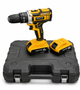 Ударный шуруповерт Krafftec PRO DCD791 48V 6Ah 95 Нм, аккумуляторная дрель с 2 АКБ, кейсом и набором инструментов - изображение 8