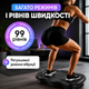 Виброплатформа тренировочная с пультом и эспандерами вибрационный фитнес тренажер для похудения и укрепления мышц с дисплеем - изображение 6