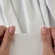 Ткань Интерлок, трикотажное полотно, трикотаж, 190 гр/м2 180 см хлопок, плотная, мягкая, натуральная, для футболок белый 5264180 - изображение 4