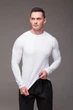 Лонгслів чоловічий базовий R.A. Long White білий 2249-M - зображення 5