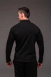 Чоловіча лонгслів R.A. Polo Long Black на блискавці S - зображення 6
