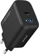 Сетевое зарядное устройство Proove Silicone Power 2 45W (Type-C+USB) Black (687330001) - изображение 2
