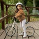 Беговел Kidwell Nix Beige (нейлоновая рама, полиуретановые колеса 29 см, складывающийся руль, до 30 кг) - изображение 7
