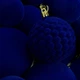 Набір ялинкових новорічних куль "Оксамит" 40 шт. Джинсовий - зображення 3