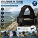 Кріплення на голову Head Strap для GoPro та екшн-камер, регульований ремінь, чорний - зображення 1
