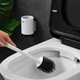 Сіліконовий йоржик настінний MBM HOME BP-12 WHITE/BLACK - зображення 1