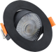 Ruchome oczko podtynkowe Light Prestige Plus Czarny (LP-1506/1RS BK) - obraz 1