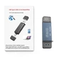 OTG Card Reader 2 в 1 Stone SD/TF Type-C концентратор розгалужувач юсб хаб (ST-SC097) - зображення 7