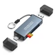 OTG Card Reader 2 в 1 Stone SD/TF Type-C концентратор розгалужувач юсб хаб (ST-SC098) - зображення 1