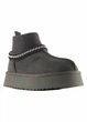 Уги шкарпетка UGG Tazz Platform Knit gray 38 розмір сірі - изображение 3