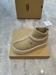 Уги шкарпетка UGG Tazz Platform Knit mustard seed 40 розмір пісочні - изображение 5