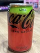 Напій безалкогольгий Coca Coca Zero Lima 0.33 л - зображення 1