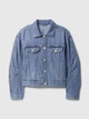 Джинсовая куртка женская GAP 1159853210 (Синий XL) - изображение 5