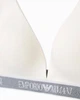 Жіночий бралет Emporio Armani з логотипом 1161675184 (Молочний M) - зображення 3