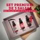 Набір соусів The End! Hot Sauce Gift Set The Reaper The Last Supper Resurrection екстремально гострі 3 шт по 20 мл - зображення 2