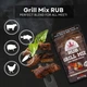 Смесь приправ Poppamies Rub Grill Mix Chili Pepper Garlic для гриля и барбекю 200 г - изображение 3