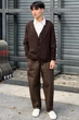 Кардиган Uniqlo 54(2XL) Коричневий (154932) - зображення 9