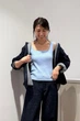 Майка Uniqlo 50(2XL) Голубой (155050) - изображение 9