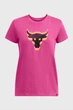 Жіноча малинова футболка Pjt Rck W Underground Core T Under Armour XS 1382708-686 - зображення 3