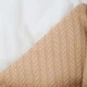 Плед Twins Pastel із бантом 90*90, beige - изображение 2