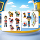 Большой игровой набор «Щенячий патруль» RESTEQ — 7 фигурок + часы-проектор Чейз - изображение 1