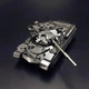 Металлический конструктор Танк Chieftain MK50 1:100. Металлическая сборная 3D модель танка. 3D пазл Танк Chieftain MK50 - изображение 2