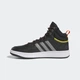 Чоловічі Кеди Adidas Hoophs 3.0 Mid Lifestyle Core Black/Iron Metallic/Pulse Olive р. 9/42.5/27.5см - зображення 4