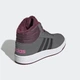 Кроссовки Adidas Kids Hoops 2.0 Mid Grey Five/Core Black/Screaming Pink р.13/31/20см - изображение 3