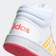 Кроссовки Adidas Kids Hoops 2.0 Mid Cloud White/Signal Pink р.7/40/25.8см - изображение 2