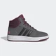 Кроссовки Adidas Kids Hoops 2.0 Mid Grey Five/Core Black/Screaming Pink р.13/31/20см - изображение 7